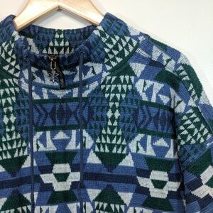 Vintage 1990's Venezia Aztec Fleece Pullover